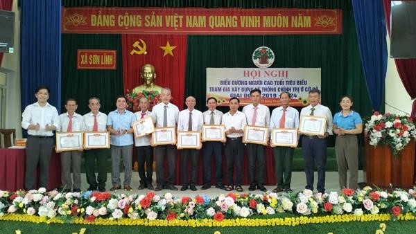 Hội nghị biểu dương người cao tuổi tiêu biểu tham gia xây dựng hệ thống chính trị ở cơ sở giai đoạn 2019 – 2024